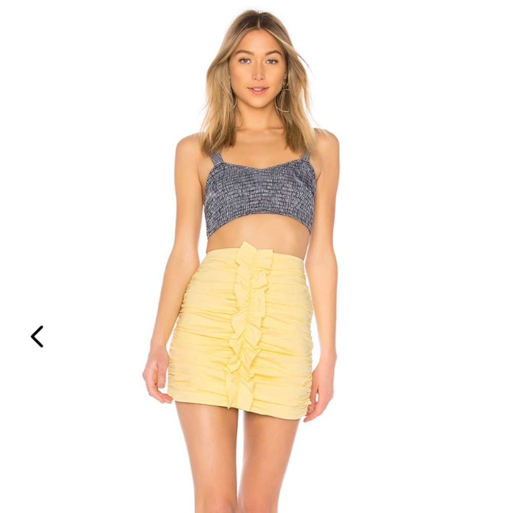 Lovers & Friends Bartlet skirt Small Daffodil